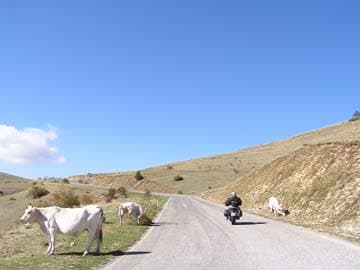 On the road in Abruzzo