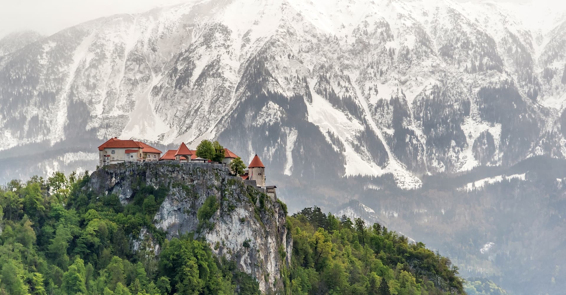 Guarding the beautiful lake Bled